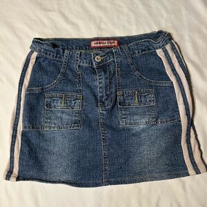 used vintage vanilla star denim skirt